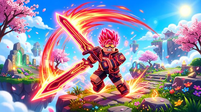 Neon Sword Fighter